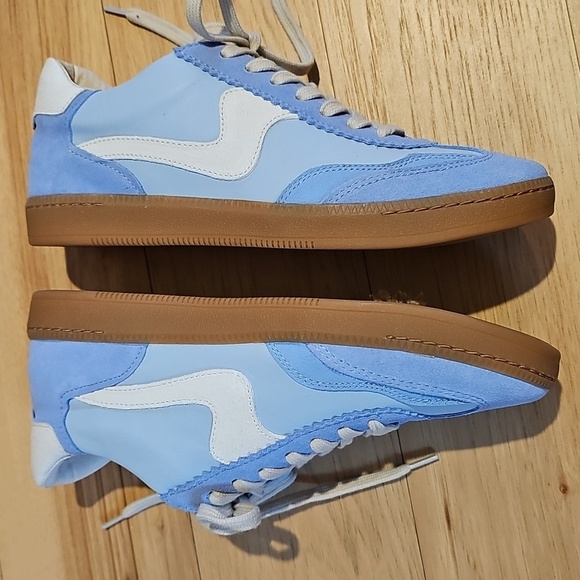 DOLCE VITA Notice Sneakers Blue Suede NEW IN BOX Size 8.5 - Picture 8 of 12